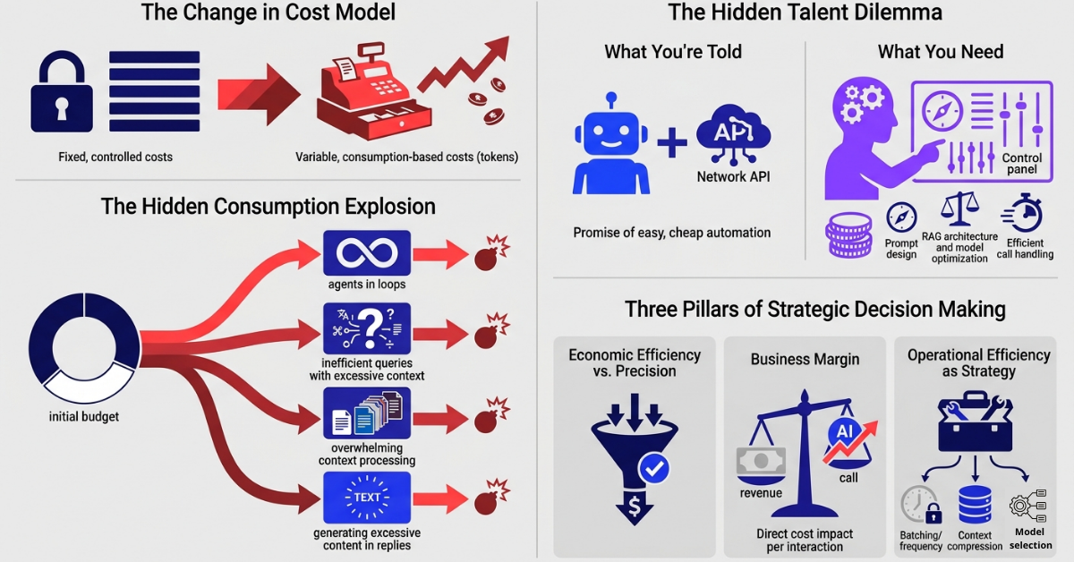 Los tres principios de arquitectura para una IA financieramente sostenible